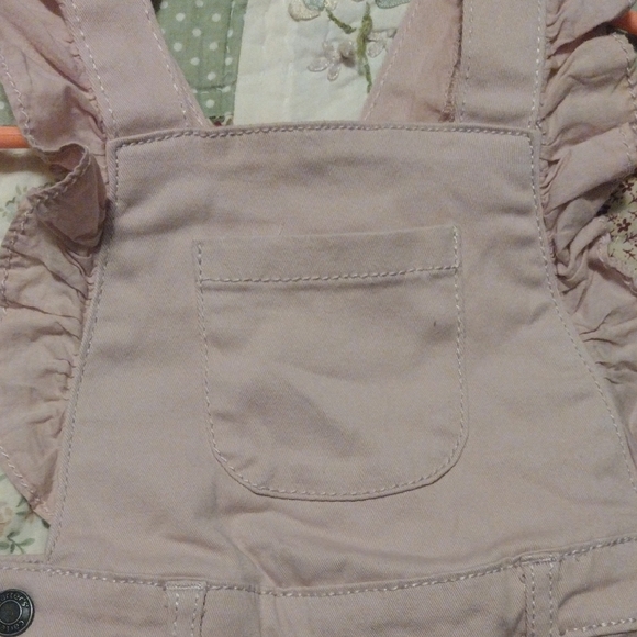 Carter's Pink Ruffled One Piece - Picture 4 of 12